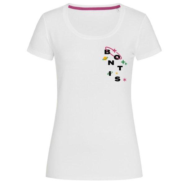Bontis Női póló SPACE MIX - Fehér | 2XL