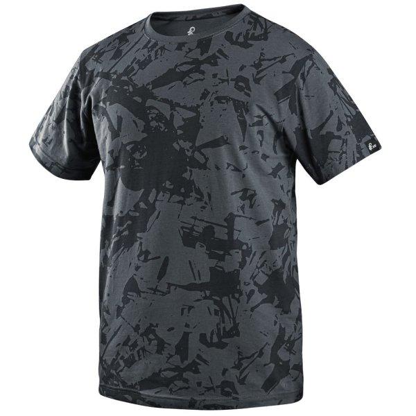 Canis (CXS) Férfi póló CXS MERLIN - Sötétszürke | 3XL