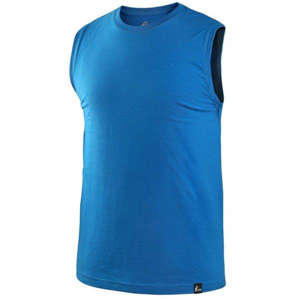 Canis (CXS) Férfi ujjatlan póló CXS RICHARD - Azúrkék | 2XL