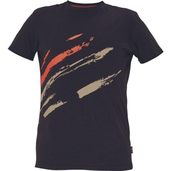 Cerva Rövid ujjú férfi póló MAAS - Fekete / narancssárga | 3XL