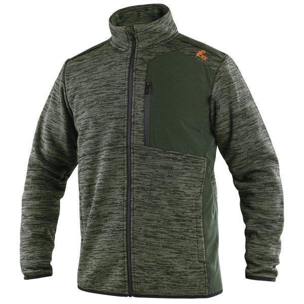 Canis (CXS) Férfi pulóver CXS 4ENVI HAMPTON - Khaki | 4XL