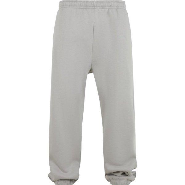 Build Your Brand Puha férfi melegítőnadrág Fluffy - Világos aszfalt | 3XL