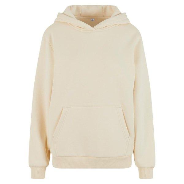 Build Your Brand Puha női kapucnis pulóver Fluffy - Világos homokszínű |
4XL