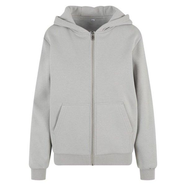 Build Your Brand Puha női cipzáras kapucnis pulóver Fluffy - Világos aszfalt
| 5XL