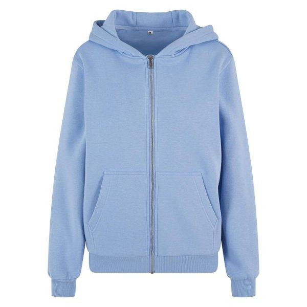 Build Your Brand Puha női cipzáras kapucnis pulóver Fluffy - Világoskék |
2XL