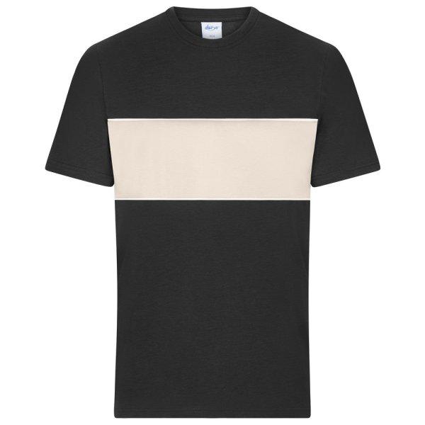 James & Nicholson (Daiber) Kontrasztcsíkos póló 8049 - Fekete / homokkő |
3XL