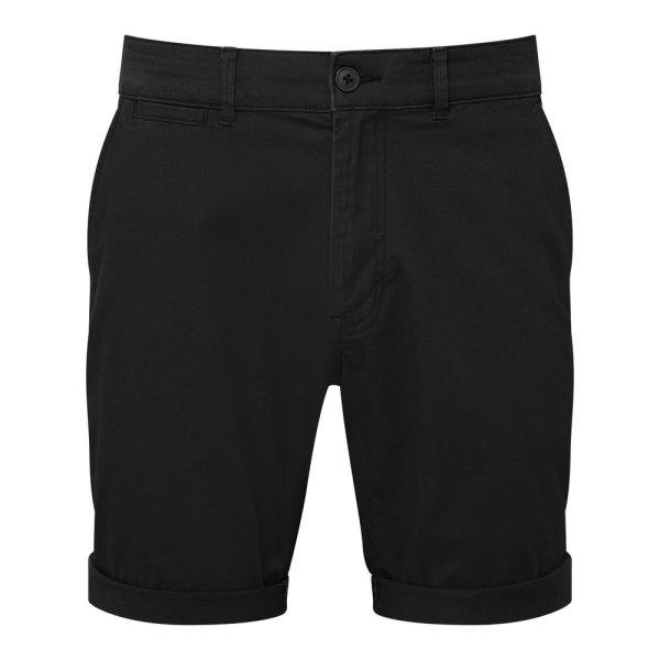 Asquith & Fox Férfi chino rövidnadrág - Fekete | 3XL