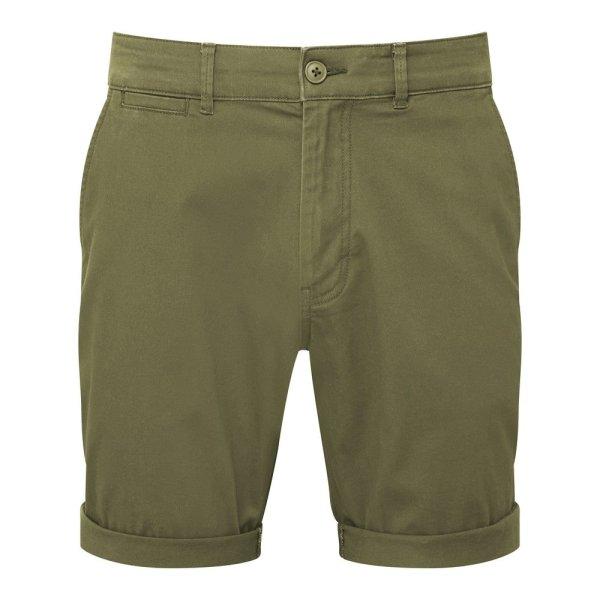 Asquith & Fox Férfi chino rövidnadrág - Olív | 2XL