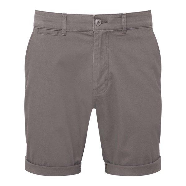 Asquith & Fox Férfi chino rövidnadrág - Sötét pala | 2XL