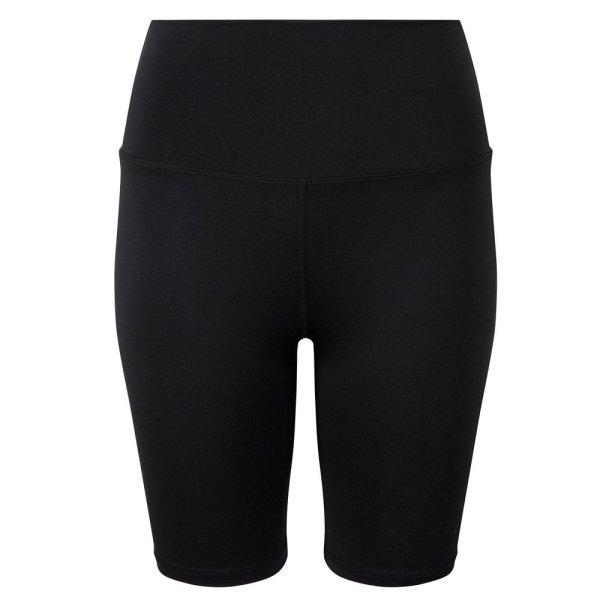 TriDri® Női magas derekú rövid leggings - Fekete | 2XS