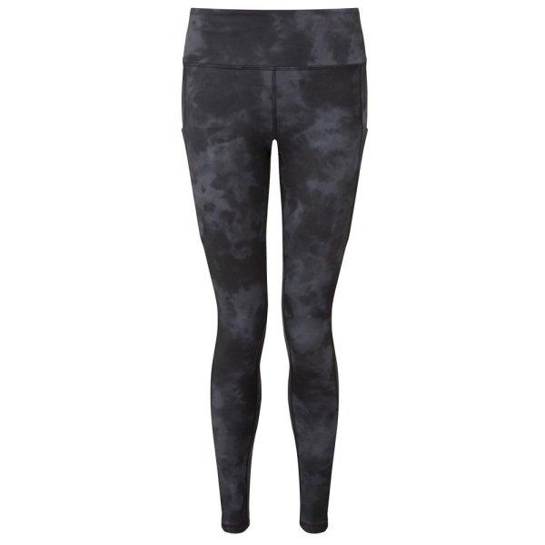TriDri® Női leggings zsebekkel - Fekete / szürke | 3XL