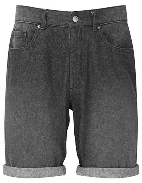 WOMBAT® Férfi farmer rövidnadrág - Fekete denim | 2XL