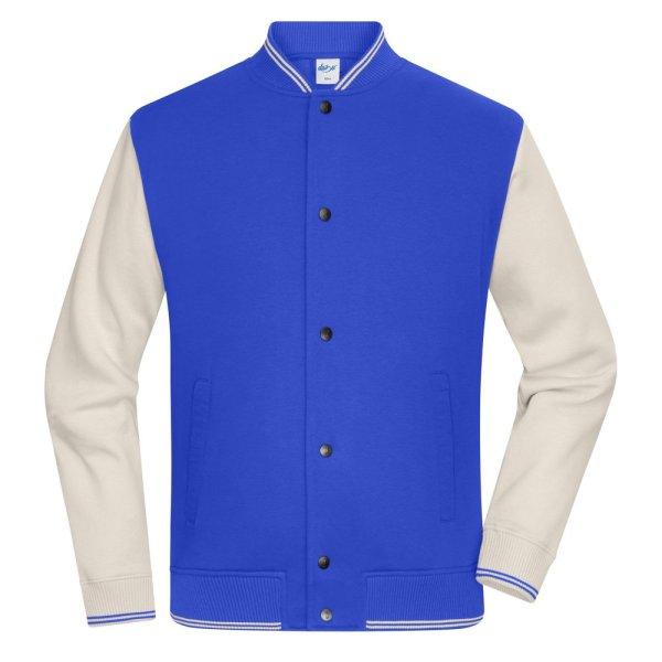 James & Nicholson (Daiber) Kétszínű College pulóver - Királykék / homokkő
| 3XL