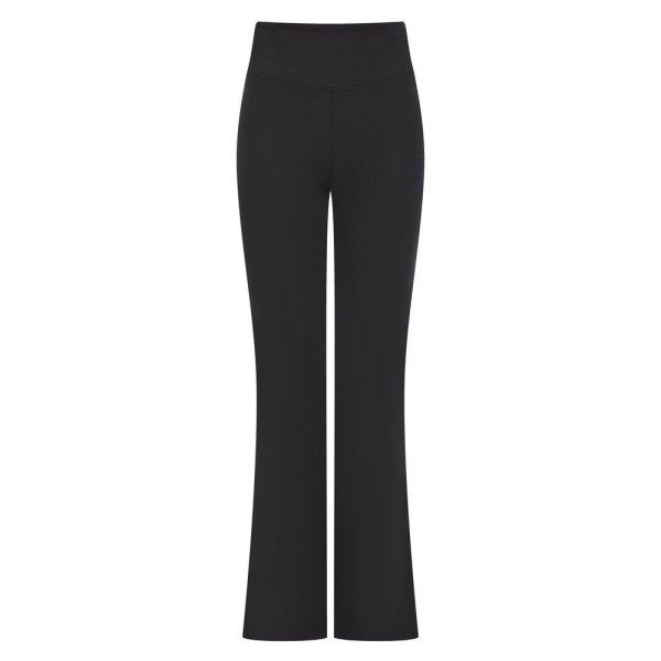 SF (Skinnifit) Női széles lábszárú leggings - Fekete | 2XL