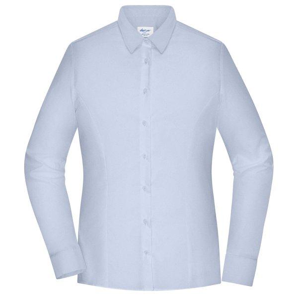 James & Nicholson (Daiber) Hosszú ujjú női ing JN1371 - Világoskék | 2XL