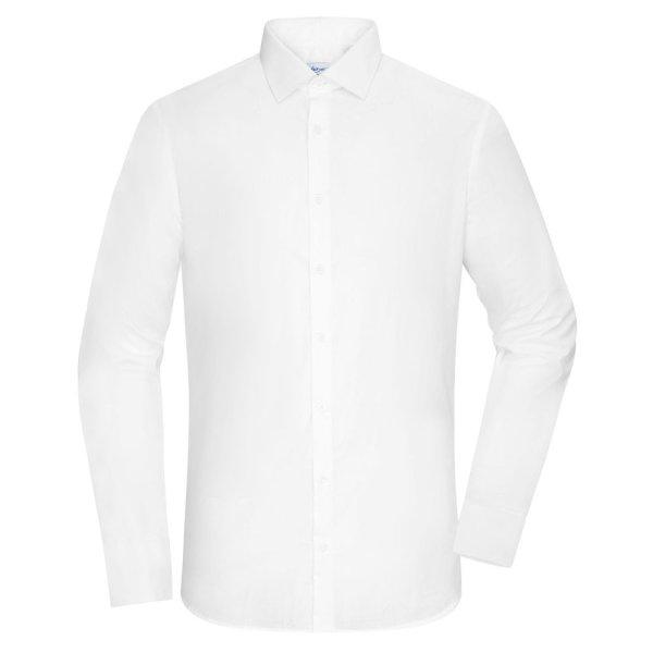 James & Nicholson (Daiber) Hosszú ujjú férfi ing JN1372 - Fehér | 3XL