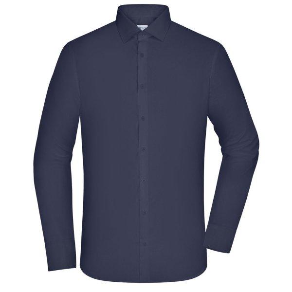 James & Nicholson (Daiber) Hosszú ujjú férfi ing JN1372 - Sötétkék | 3XL