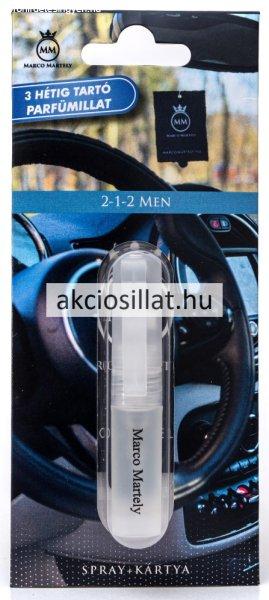 Marco Martely 2 1 2 - Men Spray + Kártya autóillatosító - Carolina Herrera
212 Men