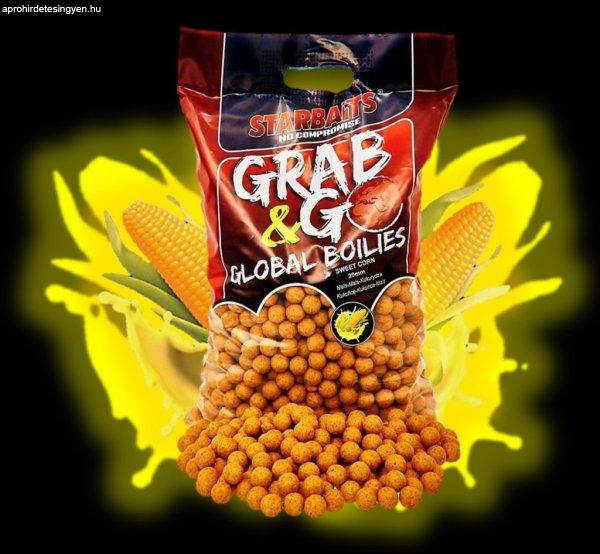 Starbaits Boilies Global Sweet Corn 5kg 20mm etető bojli (87717)
