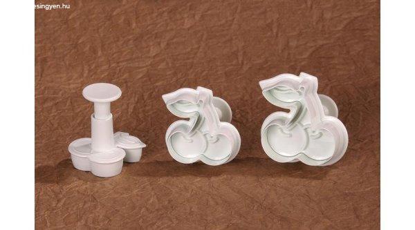 Cseresznye alakú rugós fondant kiszúró