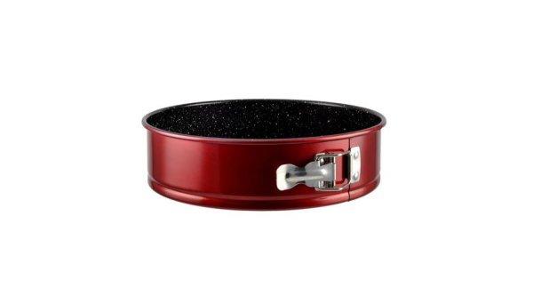26 cm-es tapadásmentes kapcsos tortaforma Perfect Home Metal Red Line