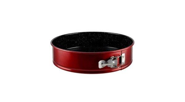 28 cm-es tapadásmentes kapcsos tortaforma Perfect Home Metal Red Line