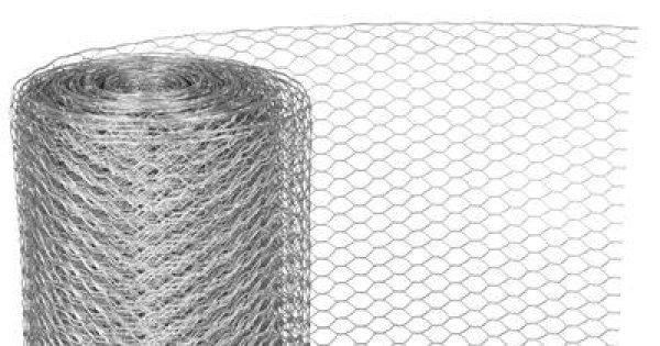 GARDEN HEX ZN 1000/20/0,7 mm, hatszögletű háló, kert, kennel, csomag. 10 m