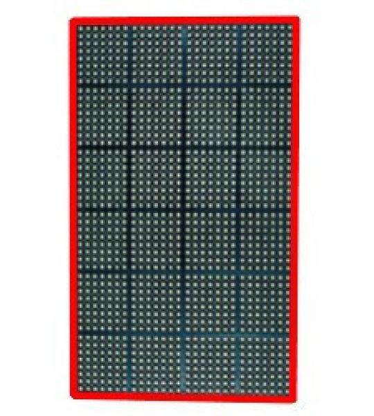  Olaj, zsírálló álláskönnyítő gumiszőnyeg - Körbe perem 1500x900x14 mm