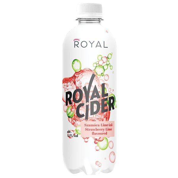 Royal Cider szamóca-lime 1L 4,1%-DRS