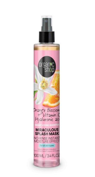 Organic Shop “miraculous splash mask” narancsvirággal c-vitaminnal és
hialuronsavval 100 ml