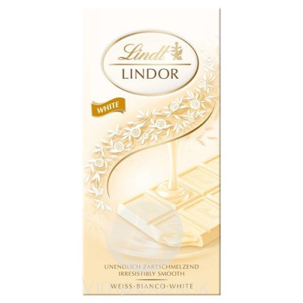 Lindor White táblás csoki 100g