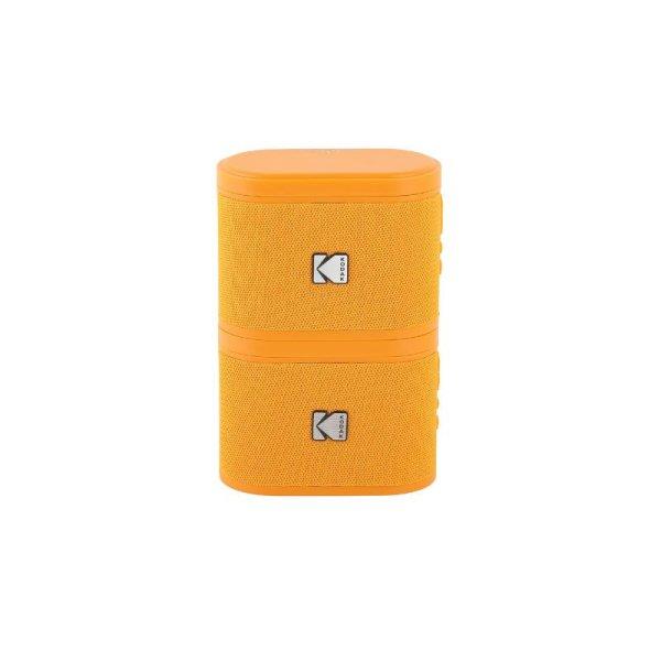 Kodak BRIXBL2 Soundbrix Mini Bluetooth Coloured Portable Two Speakers Orange
