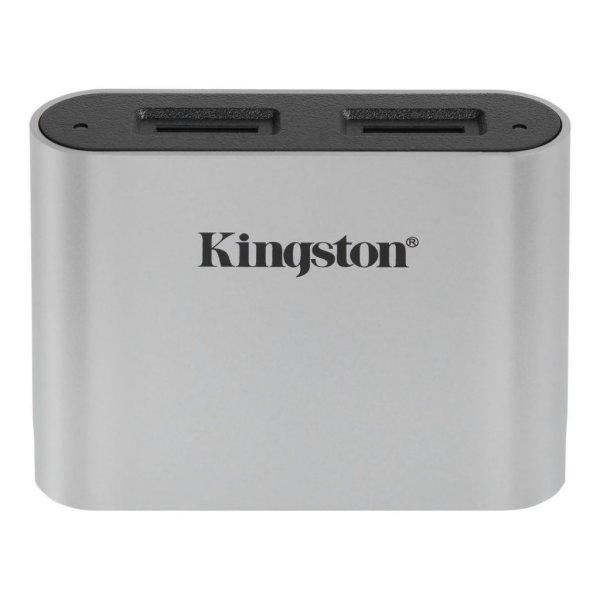 Kingston Workflow microSD USB 3.2 UHS-II Reader Silver