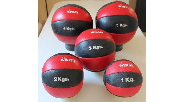 Bőr medicinlabda, 1 kg WINART
