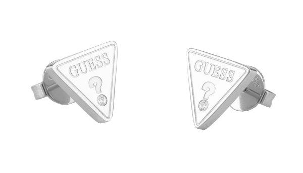 Guess Modern acél fülbevaló kristályokkal Studs Party JUBE02168JWRHT/U