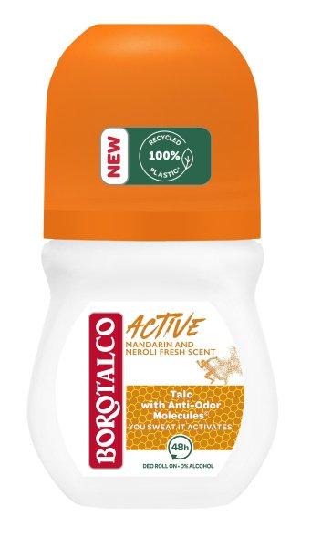 Borotalco Golyósr spray mandarin és neroli Active (Deo Roll-On) 50 ml