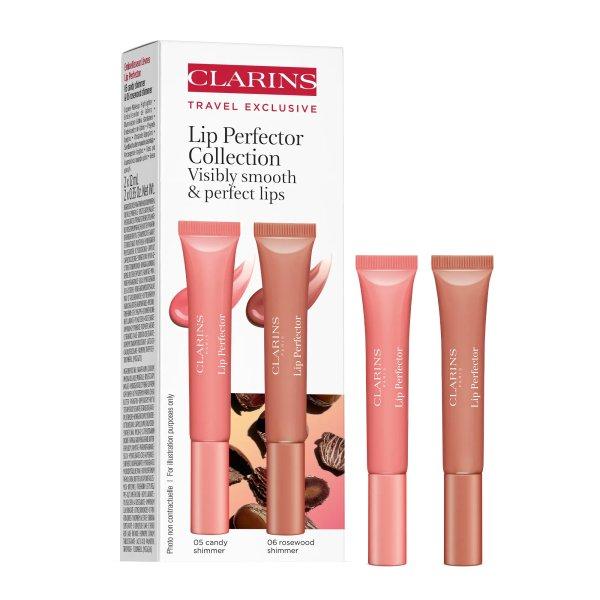 Clarins Szájfény szett Lip Perfector 2 x 12 ml