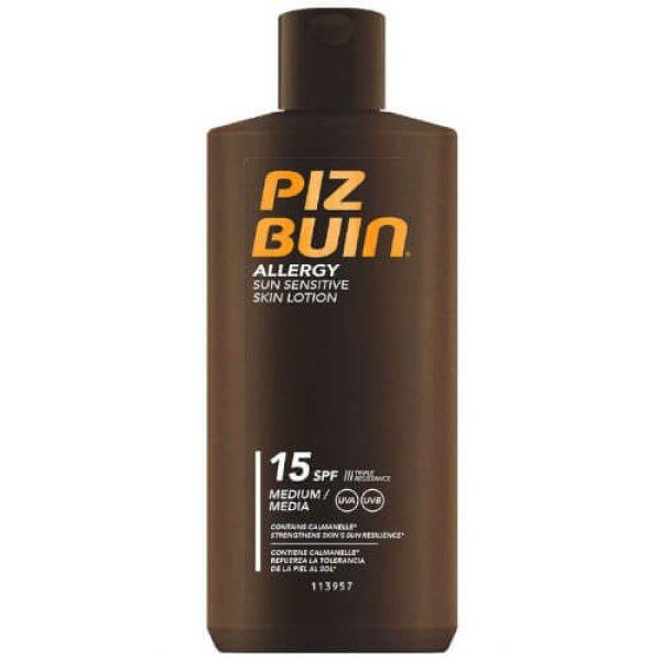 Piz Buin Naptej érzékeny bőrre Allergy SPF 15+ (Sun Sensitive Skin Lotion)
200 ml