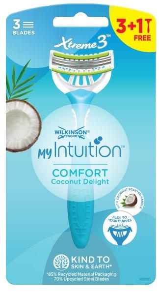 Wilkinson Sword Eldobható borotva nőknek My Intuition Comfort Coconut Delight
3 + 1 db