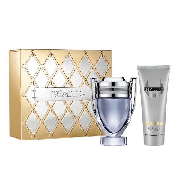 Rabanne Invictus - EDT 100 ml + tusfürdő 100 ml