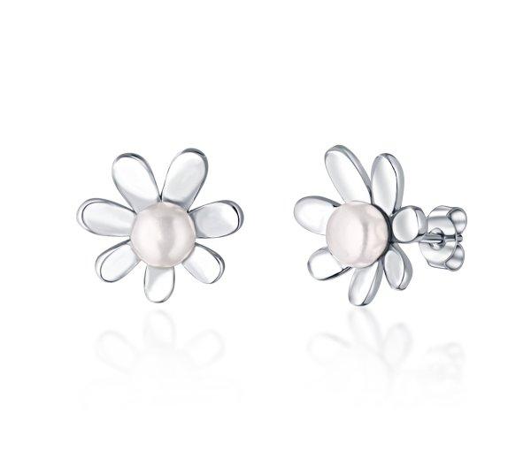 JwL Luxury Pearls Bájos fülbevaló valódi folyami gyöngyökkel Virágok
JL0774