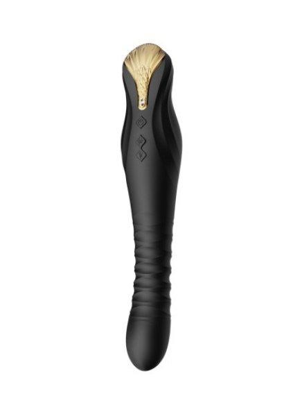Zalo King Vibrating Thruster Obsidian
