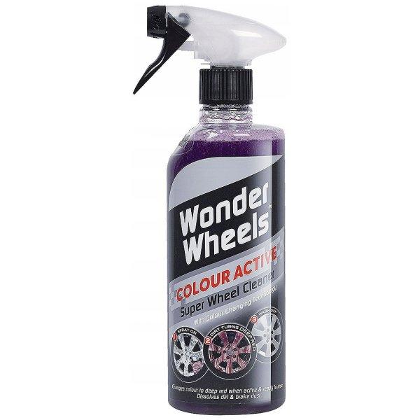 Felntisztító, savmentes szinezős formulával 600 ml, CarPlan Wonder Wheels
Colour Active Wheel Cleaner 