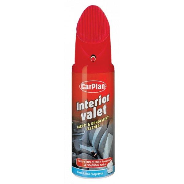 Kárpittisztító hab kefével 400 ml, CarPlan Interior Valet Upholstery Cleaner
