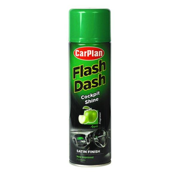 Műszerfalápoló, fényes, alma illatú spray 500 ml, CarPlan Flash Dash
Cockpit Shine