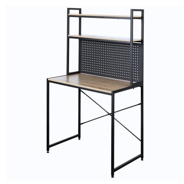 Intenso Compact íróasztal / számítógépasztal beépített polcokkal - 84 cm