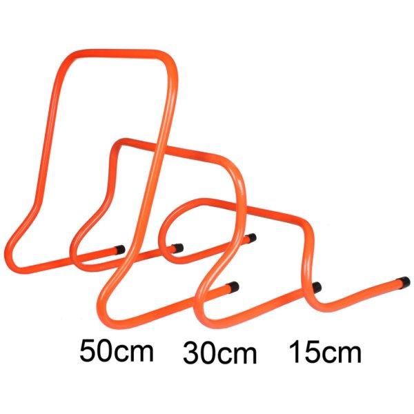 Classic plastic hurdler orange height/width 30 cm