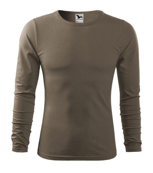 MALFINI Férfi hosszú ujjú póló Fit-T Long Sleeve - Army | L