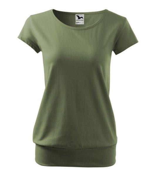 MALFINI City Női póló - Khaki | 2XL