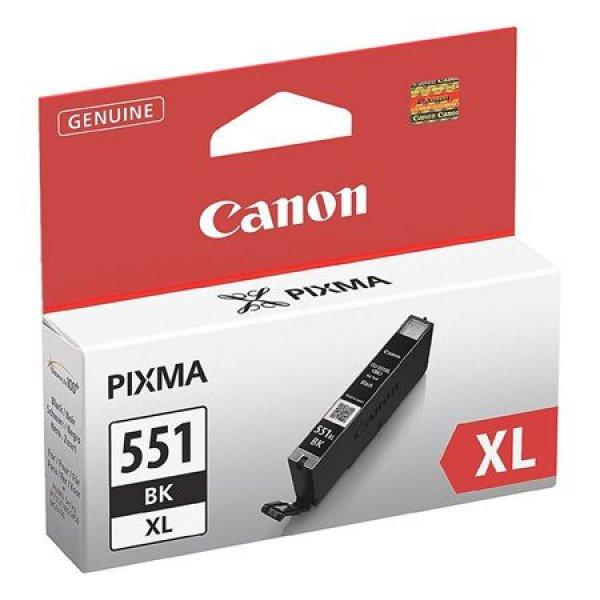 CLI-551BXL Fotópatron Pixma iP7250, MG5450, MG6350 nyomtatókhoz, CANON,
fekete, 11ml